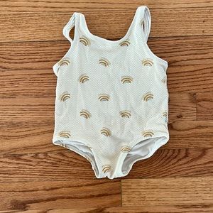6-9 month rainbow swimming suit